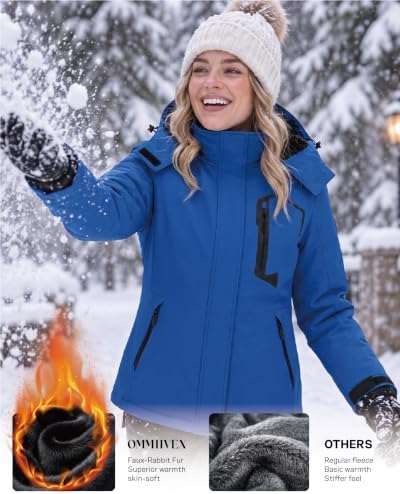 Women Winter Essential Coat Waterproof Windbreaker Ski Jacket