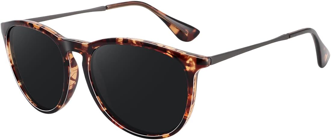 WOWSUN Retro Polarized Sunglasses Womens 2026 Trendy Round Classic Glasses