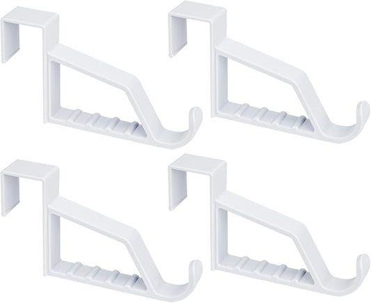 New Talent 4pcs Over The Door Hanger Holder, 2 Pack Over The Door Hooks for Hangers, Door Hanger Hooks, Storage Organizers