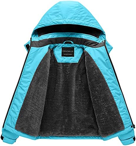 Girl's Waterproof Ski Jacket Warm Winter Snow Coat Windproof Snowboarding Rain Jacket