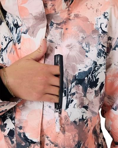 Roxy Snow Junior's Jetty Printed Regular Fit Snow Jacket