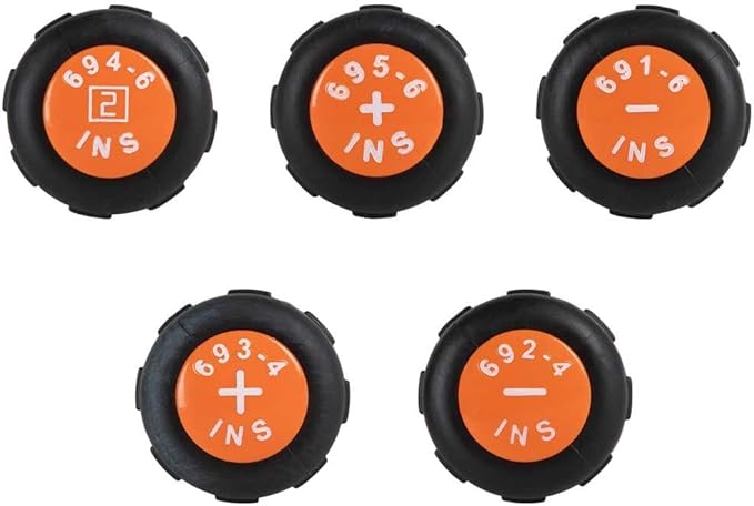 Klein Tools 33736INS Insulated Screwdriver Set, Made in USA, 1000V Slim-Tip Driver with Phillips, Cabinet and Square Bits and a Magnetizer, 6-Piece