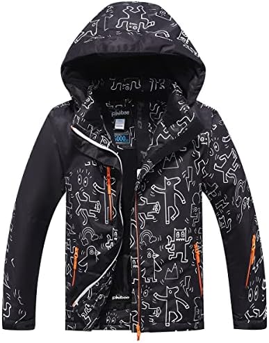 Big Boy's Waterproof Breathable Snowboard Ski Jacket