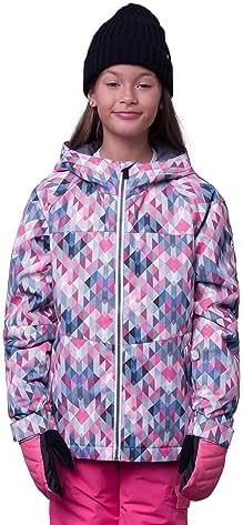 686 Girl's Athena Jacket - Insulated Coat with 2-Layer Fabric Design, Modern Fit and Taped Seams - Water & Weather Resistant