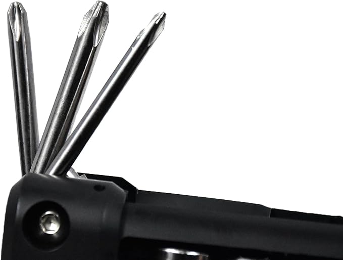 Bicycle multitools bicycle tools kit set Hexagon wrench included for roads outdoors and emergency black