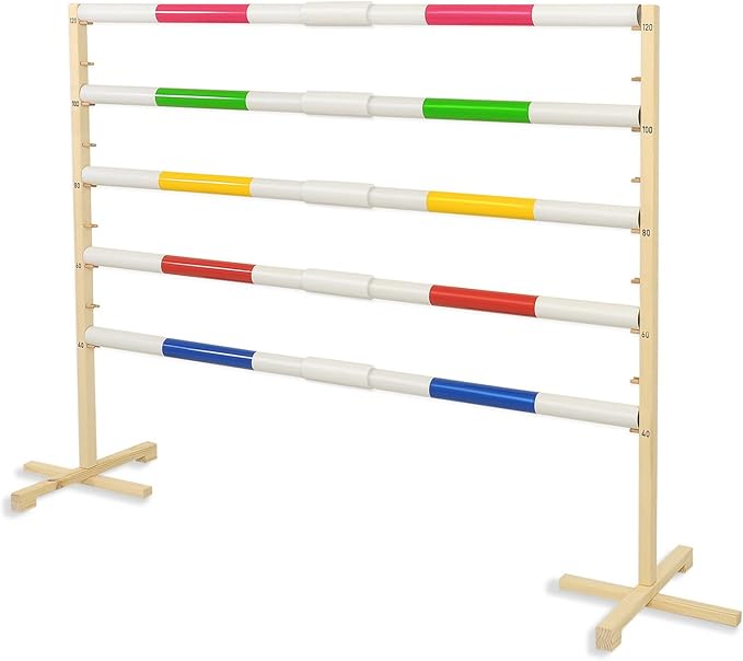 Jumping Obstacle for Hobby Horse 160cm with Two Beams 50 mm – Green