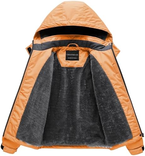 Girl's Waterproof Ski Jacket Warm Winter Snow Coat Windproof Snowboarding Rain Jacket