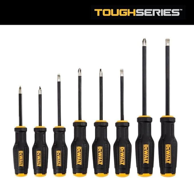 Dewalt Toughseries Screwdriver Set 8Pc