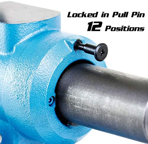 Capri Tools 10518 Rotating Base and Head Bench Vise, 5"