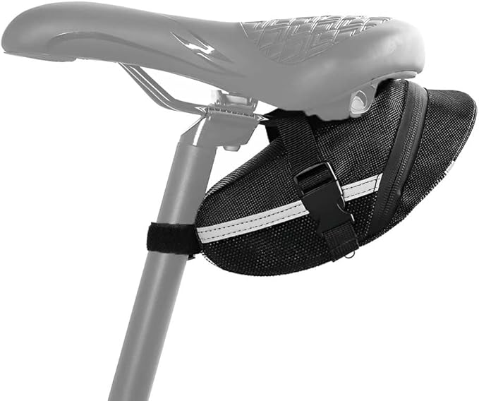 Mountain Bike Seat Bag Compact Road Bike Saddle Bag Bike Repair Tool Carrier Organizer Storage Pouch Wedge Bag Pack for Racing Bike Cycling Bicycle Spare Tubes Multi-tool Hex Wrench eBike