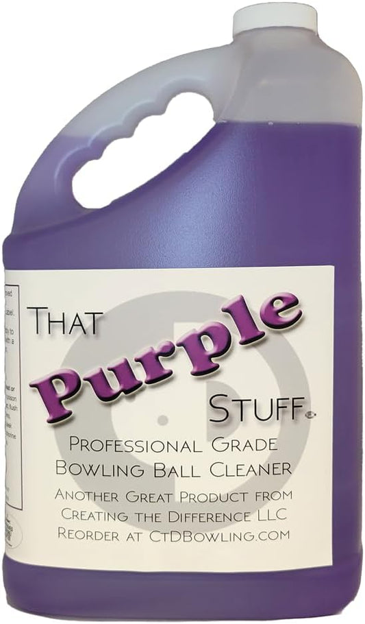 Creating the Difference That Purple Stuff Professional Grade Bowling Ball Cleaner | USBC Approved | Removes Dirt & Oil | Restores Tackiness and Performance