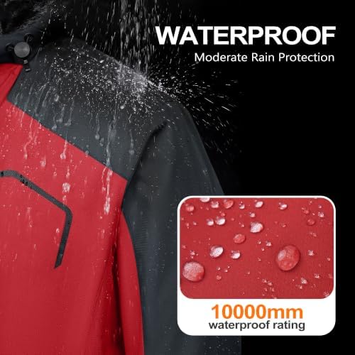 Mens Winter Jacket Ski Snow Waterproof Puffer Parka Coats