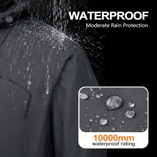 Mens Winter Jacket Ski Snow Waterproof Puffer Parka Coats