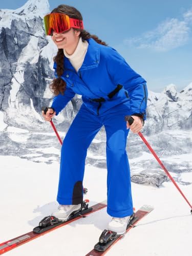 Womens Snow Suits Onesie Ski Suit Winter Waterproof Snowsuit Jacket