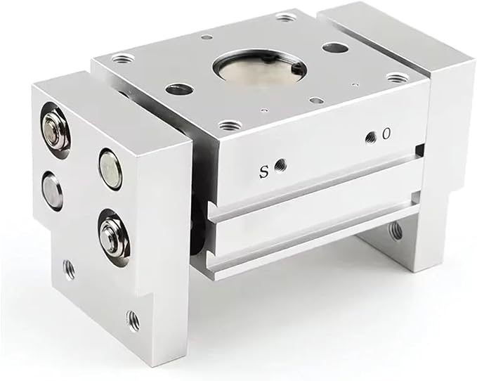 1pcs MHL2 10D 16D 20D 25D 32D 40D 1 2 Pneumatic Gripper Wide Type Air Parallel Cylinder Al Clamps Replacement T Bore 10-40mm(MHL2-20D2)