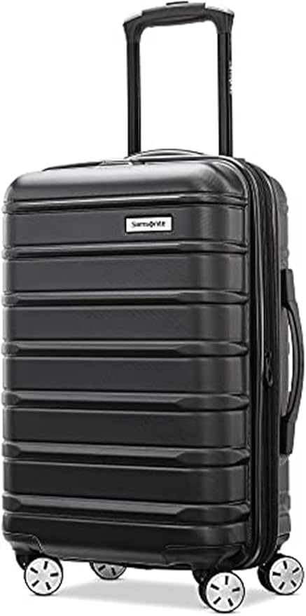 Samsonite Omni 2 ハードサイド 拡張可能 スピナーホイール付きスーツケース 2点セット (19/28), ミッドナイトブラック