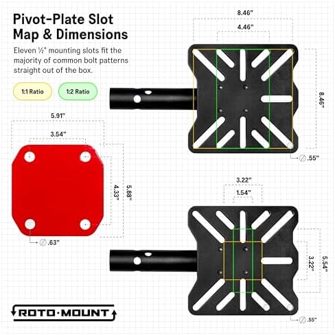 SST® Roto-Mount – 360° Rotating Bench Mount for Vises, Grinders & Notchers – Quick-Release Tool System – Grade 8 Hardware, DOM Tubing & Laser-Cut Steel – Weather & Corrosion Resistant