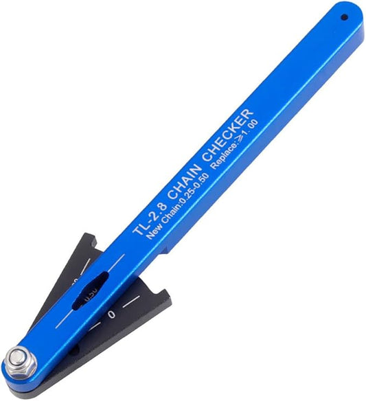 Bicycle Chain Tester, Bicycle Chain Gauge Multi-Tool Chain wear Indicator Bicycle Chain wear Gauge Chain Testing Tool for Road Bike MTB