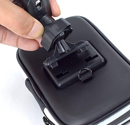 Touch Screen Bike Mount Waterproof Phone GPS Case Bicycle Handlebar Holder Bag for iPhone 16 Plus 15 14 13 Pro Max iPhone 16 Pro XR Samsung Galaxy A15 A35 S23 FE OnePlus Nord N200 Google Pixel 7 6