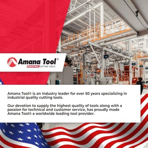 Amana Tool - 45482 Carbide Tipped Flush Trim Plunge Template 5/8 Dia x 1/2 x 1/4" Shan