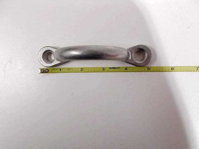 Replace Trailer Tie Loop 2" I.D. Aluminum Bolt-On Lashing Rope Tie Down Ring Horse (2 Pack)