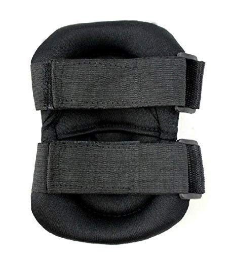 Tactical Knee Pad Elbow Pad Set Airsoft Knee Elbow Protective Pads Combat Paintball Skate Outdoor Sports Safety Guard Gear (Black, M, 4pcs Set)