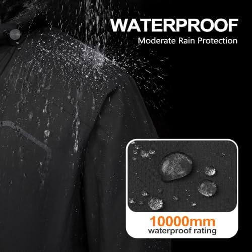 Mens Winter Jacket Ski Snow Waterproof Puffer Parka Coats
