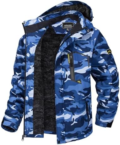 TACVASEN Men's Winter Skiing Jackets Waterproof Thermal Snowboard Coats
