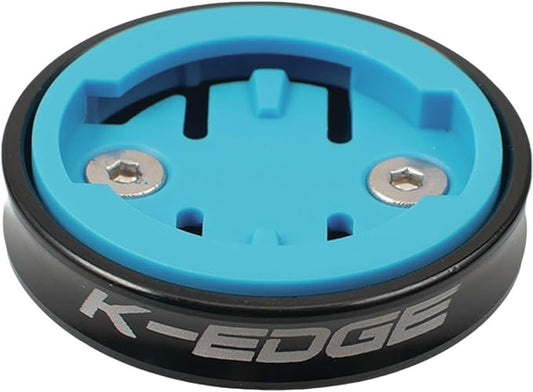 K-Edge | Gravity Top Cap Bicycle Computer Mount | Wahoo | Black
