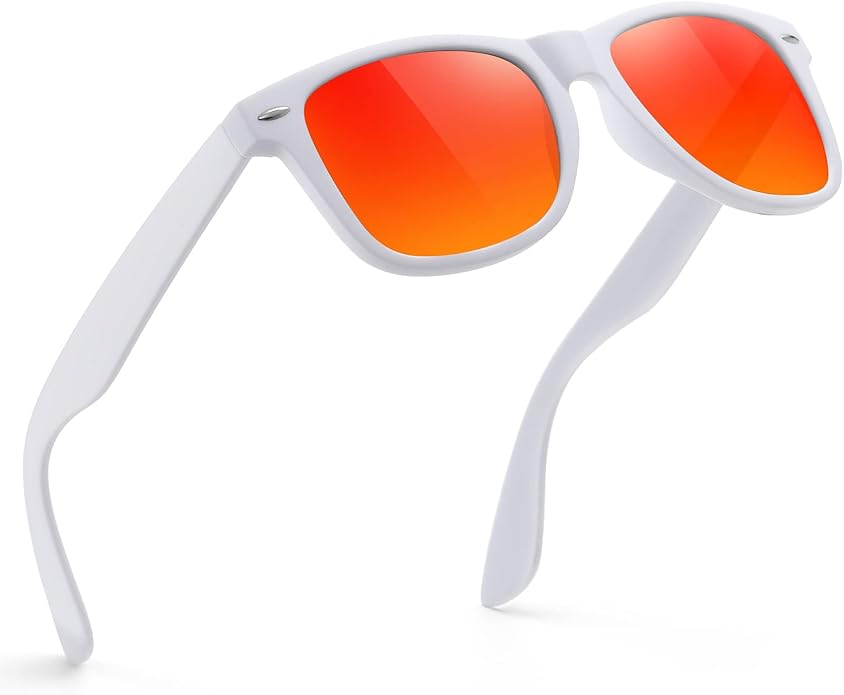 FEIDUSUN Sunglasses Men Polarized Sunglasses for Mens and Womens,Black Retro Sun Glasses Driving Fishing UV Protection