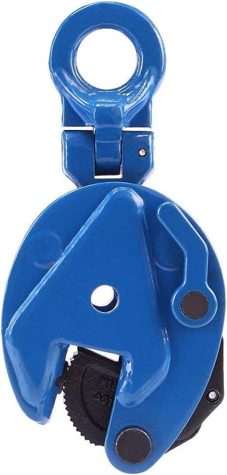 Plate Dog Lifting Clamp, 2T/4400lbs, 1" Jaw Opening, GS Certified