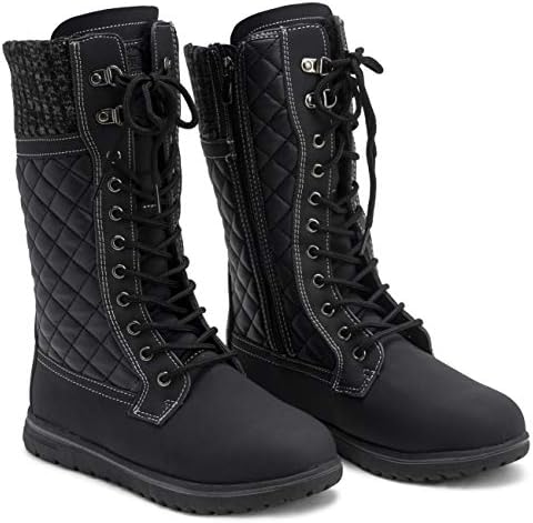 POLAR Womens Rain Thermal Warm Snow Winter Knee High Waterproof Boots