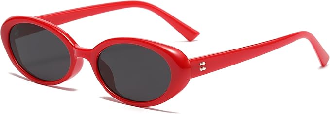 レディース メンズ レトロオーバルサングラス ファッション 小さめオーバルサングラス 90年代 ヴィンテージ シェード