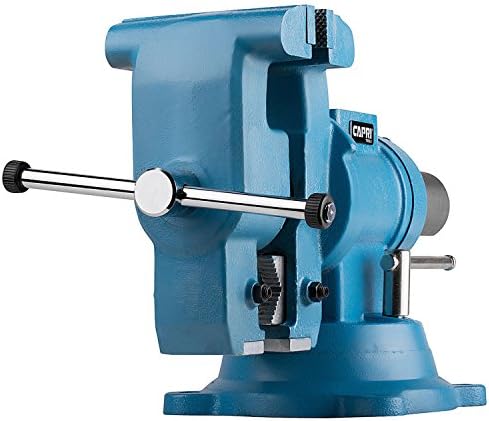 Capri Tools 10518 Rotating Base and Head Bench Vise, 5"