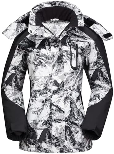 CAMEL CROWN Women's Ski Jacket Winter Snow Coat Waterproof Female Jackets