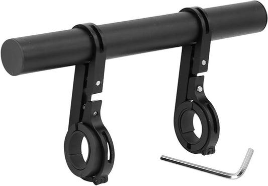 Bicycle Handlebar Extender, Bike Extension Bar Double Clamp Aluminum Alloy Holder Bracket Bicycle Accessories for Flashlight Speedometer for XIAOMI M365, Ninebot ES1 ES2,Mountain Bicycle