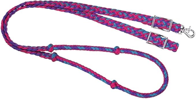 Tough 1 Deluxe Knotted Cord Roping Reins