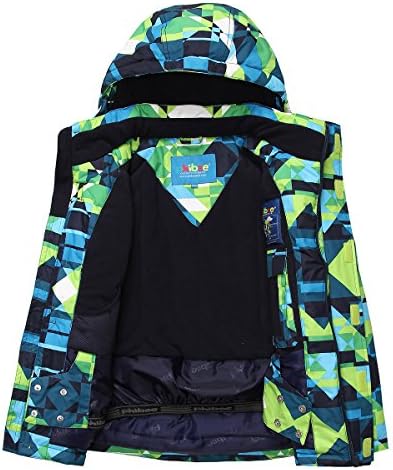 Big Boy's Waterproof Breathable Snowboard Ski Jacket