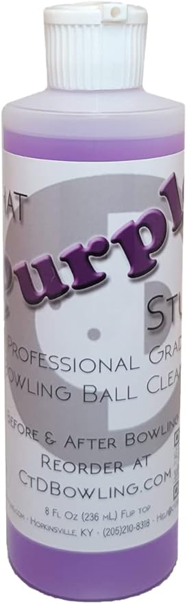 Creating the Difference That Purple Stuff Professional Grade Bowling Ball Cleaner | USBC Approved | Removes Dirt & Oil | Restores Tackiness and Performance