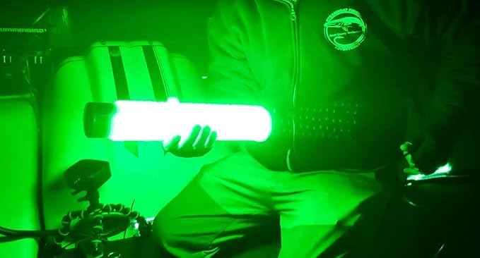 Green Blob Outdoors 高輝度 15000ルーメン 新型水中集魚灯 12V 超ロング50フィートコード QDアリゲータークリップ & シガーライターアダプター付属 LED集魚灯、テキサス製 (50ft)
