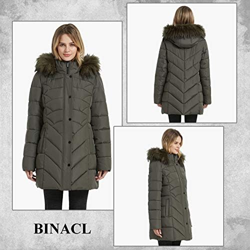 Women's Winter Warm Thicken Long Outwear Pockets Coat Parka Jacket XS-3XL