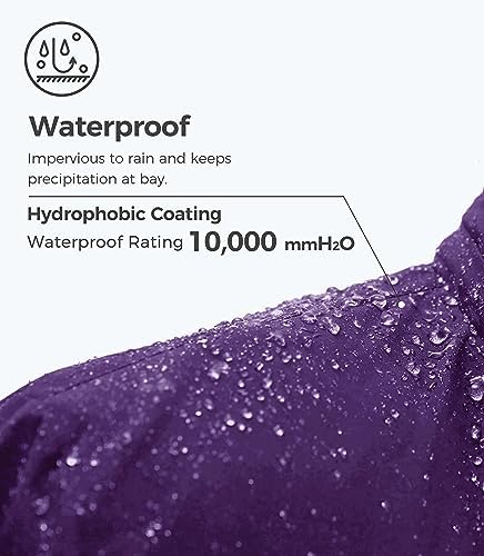 wantdo Women's Waterproof Ski Jacket Warm Fleece Lined Snow Winter Coat