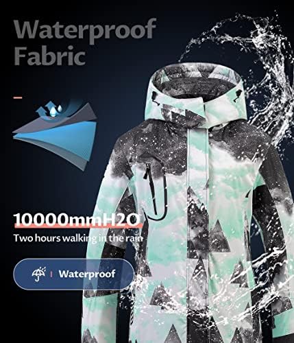 Women's Mountain Waterproof Ski Jacket Windproof Snowboarding Jacket Warm Winter Coat Raincoat