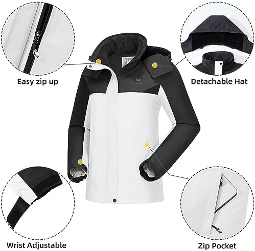 CAMEL CROWN Women's Ski Jacket Winter Snow Coat Waterproof Female Jackets