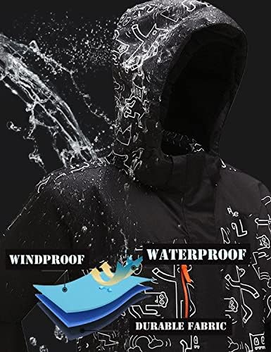 Big Boy's Waterproof Breathable Snowboard Ski Jacket