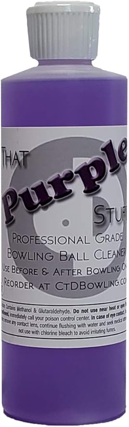 Creating the Difference That Purple Stuff プロ仕様ボウリングボールクリーナー | USBC公認 | 汚れとオイルを除去 | 粘着性と性能を回復