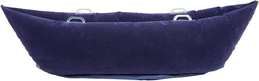 Fun and Function Air-Lite Cozy Canoe - Inflatable Sensory Peapod for Sensory Needs - Sensory Chair Compression Canoe for Kids Ages 3+ - Sensory Furniture - Navy - Medium