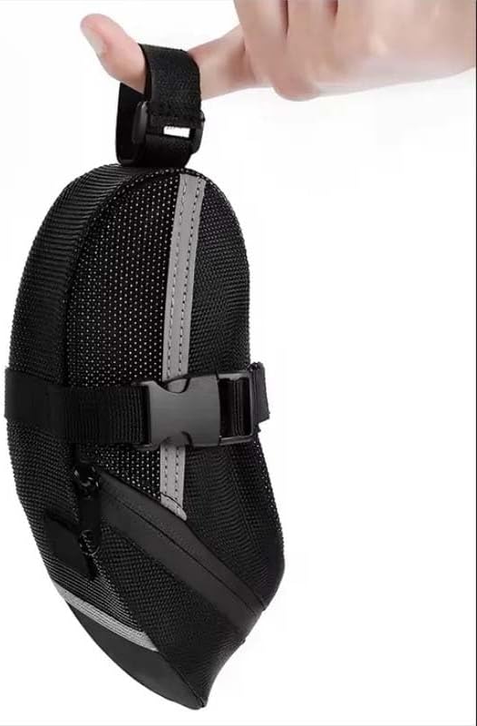Mountain Bike Seat Bag Compact Road Bike Saddle Bag Bike Repair Tool Carrier Organizer Storage Pouch Wedge Bag Pack for Racing Bike Cycling Bicycle Spare Tubes Multi-tool Hex Wrench eBike
