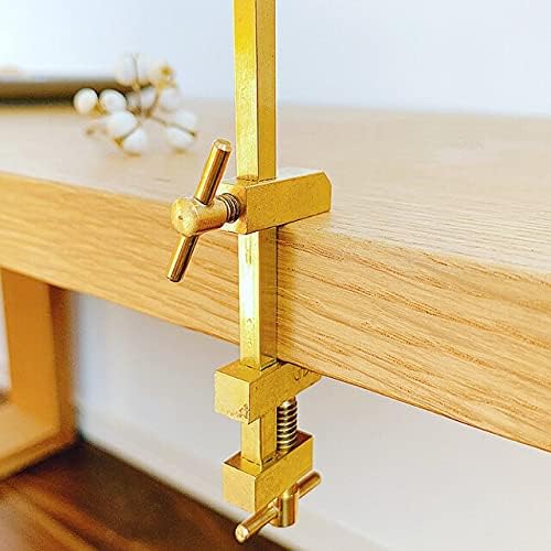 KAKURI Mini Bar Clamps for Woodworking 3-3/4" HATAGANE Japanese Wood Clamps, Metal Parallel Clamps Tool Set 2 Pcs, Brass Gold, Made in JAPAN
