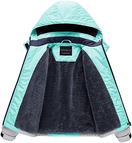 Girl's Waterproof Ski Jacket Warm Winter Snow Coat Windproof Snowboarding Rain Jacket